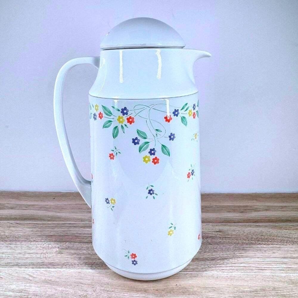 Vintage Corelle Coordinates English Meadow 1 Qt Thermal Server Pitcher‎ w Box
